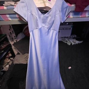 beautiful light blue formal dress size 4